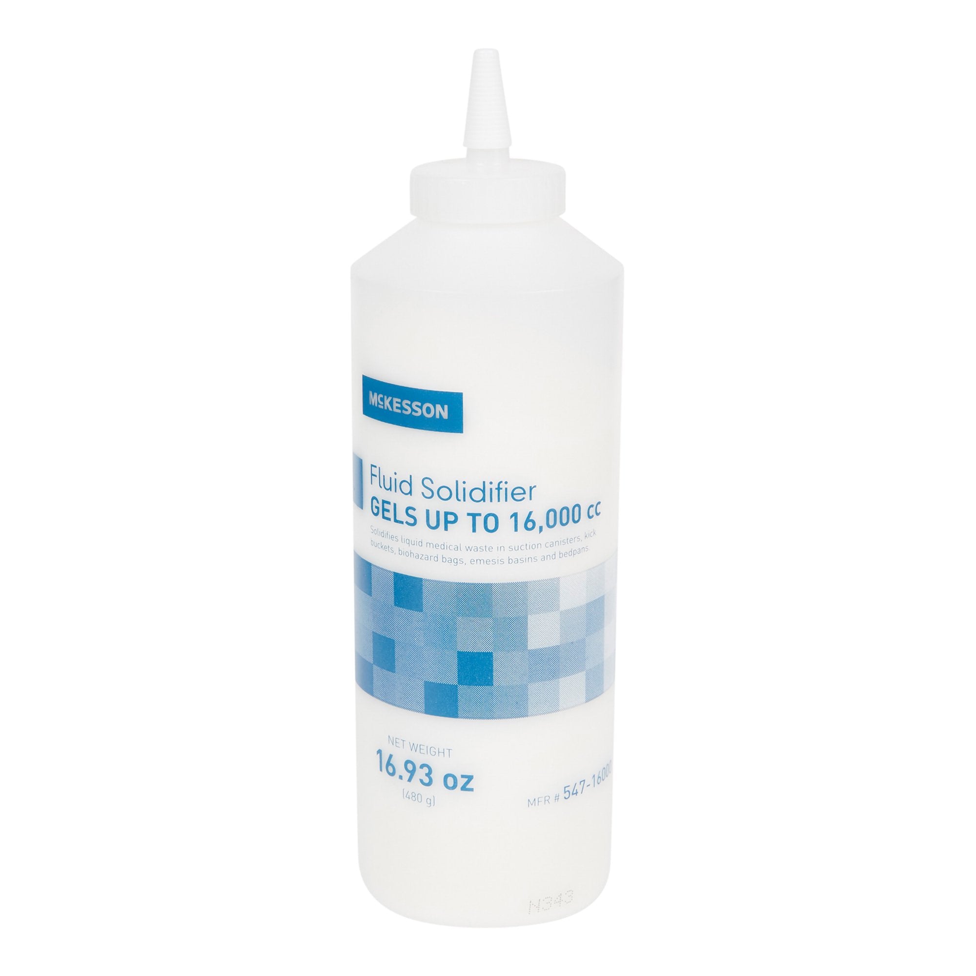 McKesson Brand - Fluid Solidifier McKesson 16,000 cc Spout Cap Bottle 16 oz. [1/EA]