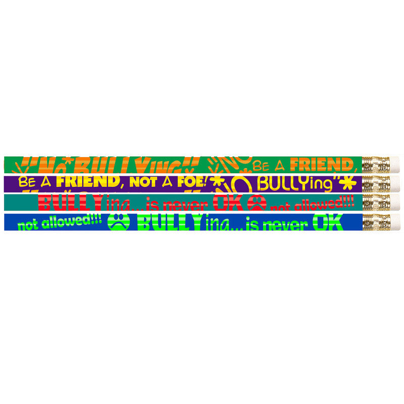 MUSGRAVE PENCIL COMPANY - No Bullying Motivational Pencils, Pack of 144
