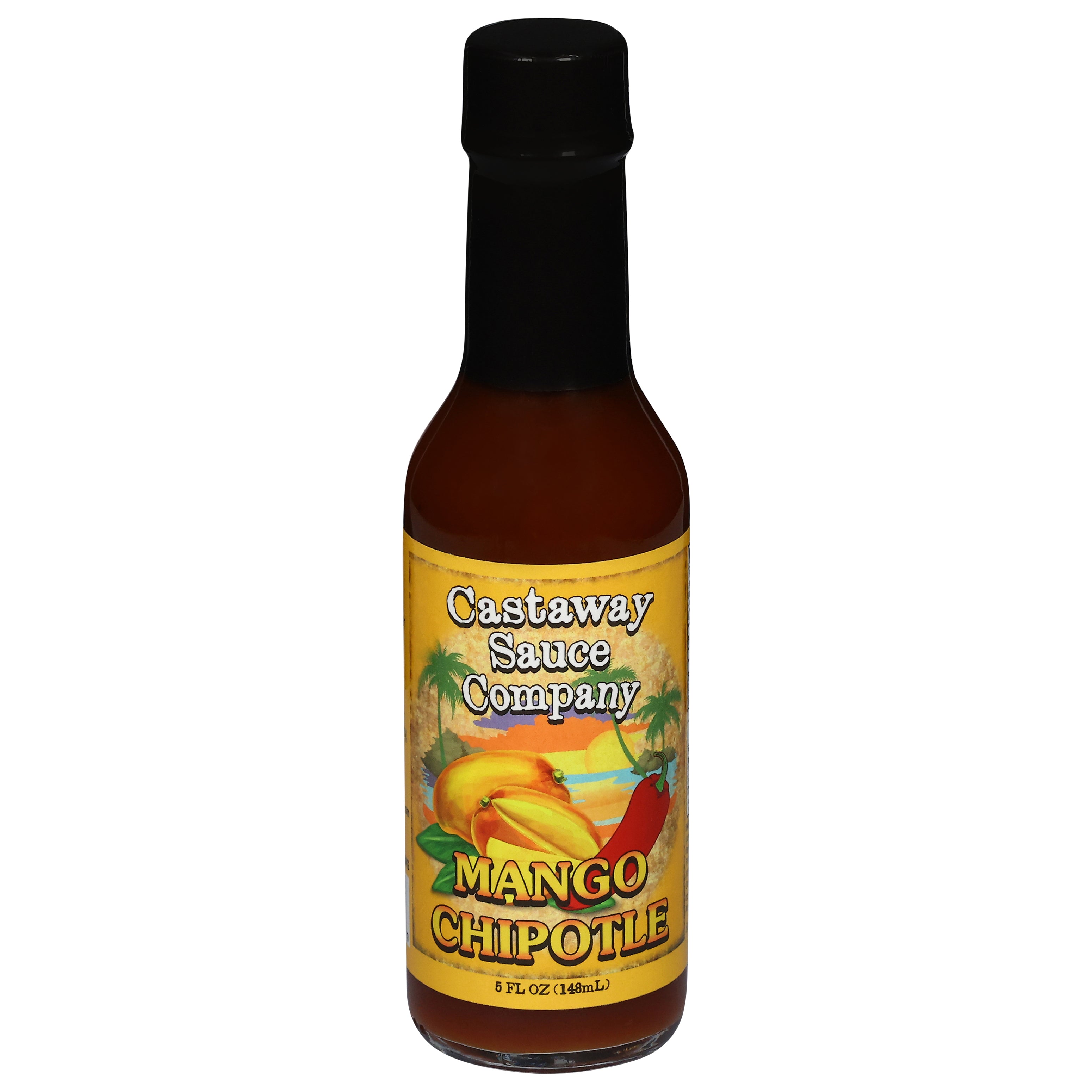 Castaway Sauce Company Mango Chipotle 5 fl oz - Case of 12
