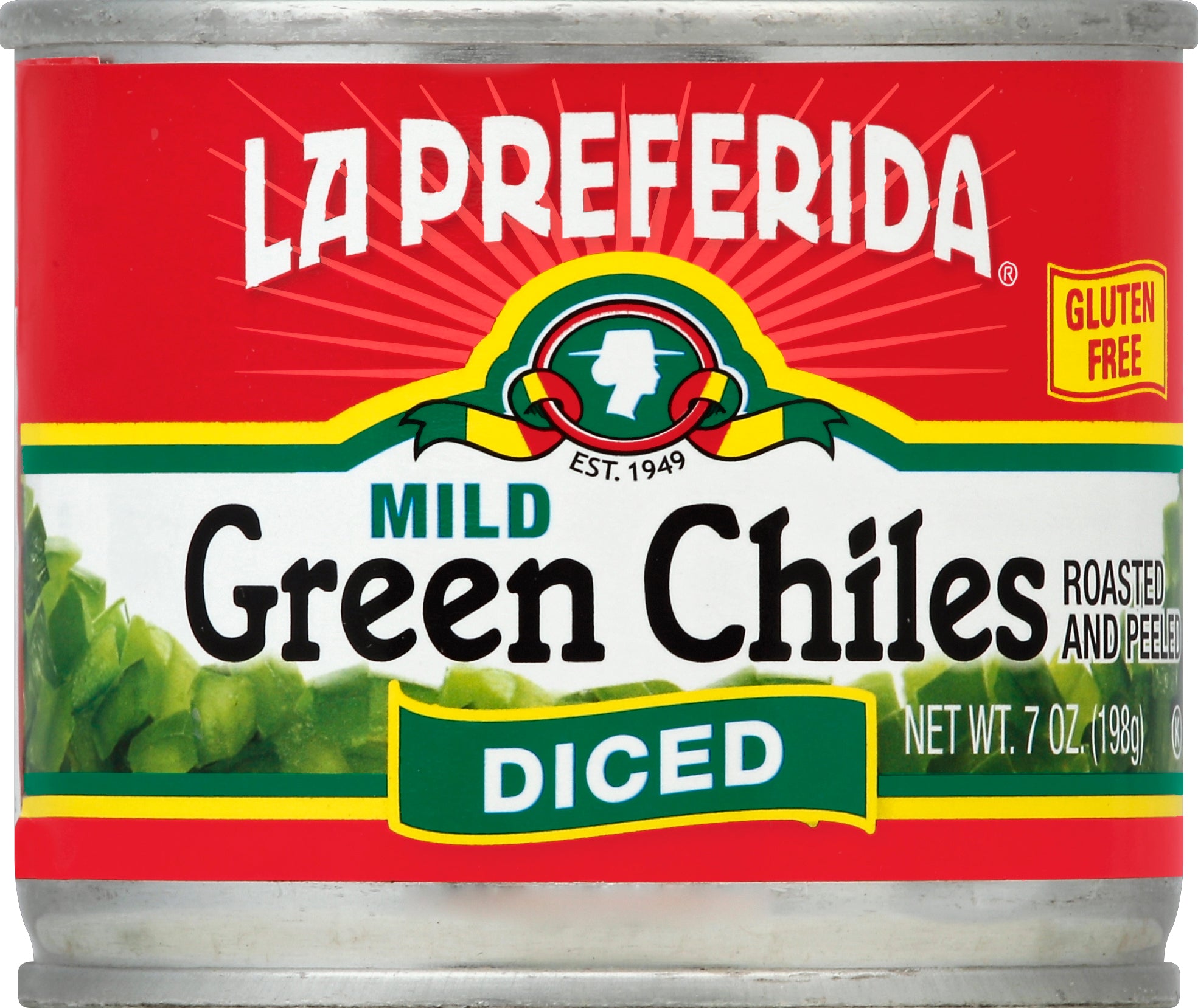 La Preferida Green Chiles 7 oz - Case of 12