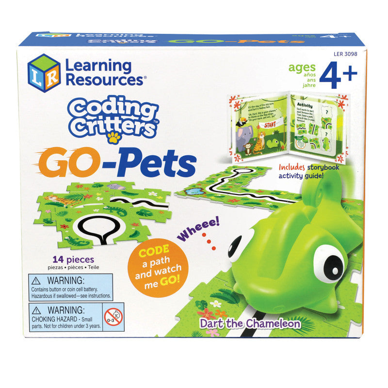 LEARNING RESOURCES - Coding Critters™ Go-Pets, Dart the Chameleon