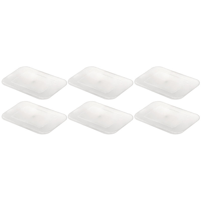 TEACHER CREATED RESOURCES - Plastic Letter Tray Lid, Clear, Pack of 6