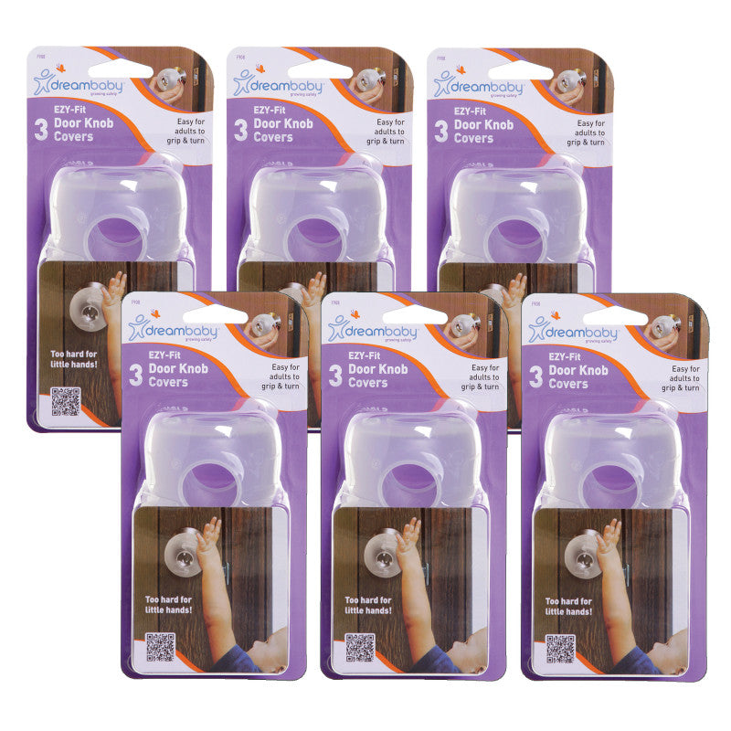 DREAMBABY - Door Knob Covers, 3 Per Pack, 6 Packs