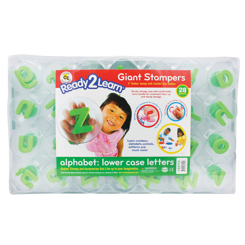 READY 2 LEARN - Giant Stampers - Lowercase Letters - Set of 28