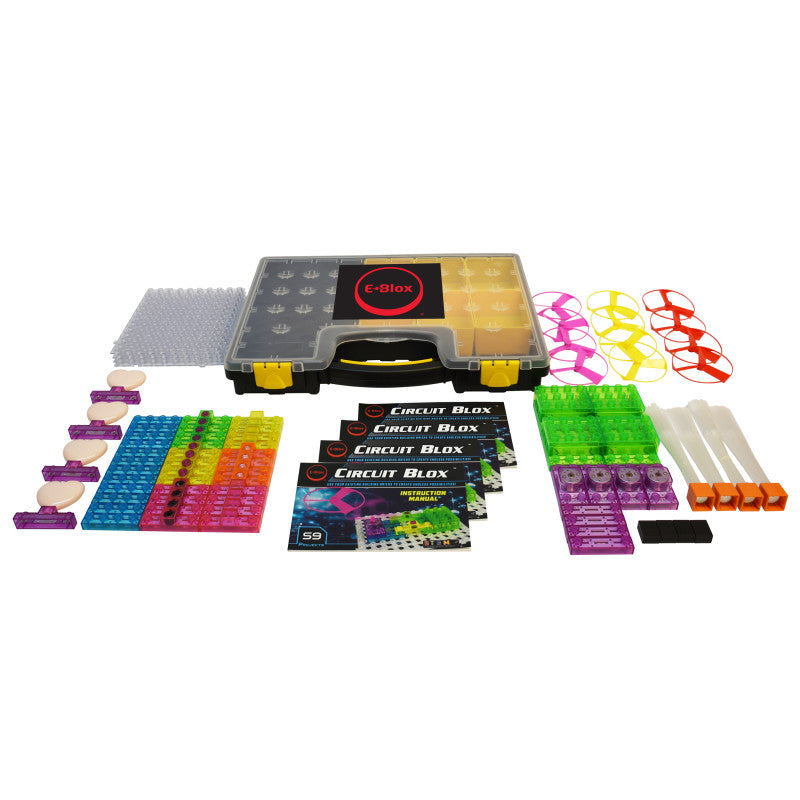 E-BLOX - Circuit Blox™ Class Set, 59 Projects Per Kit, 4 Kits