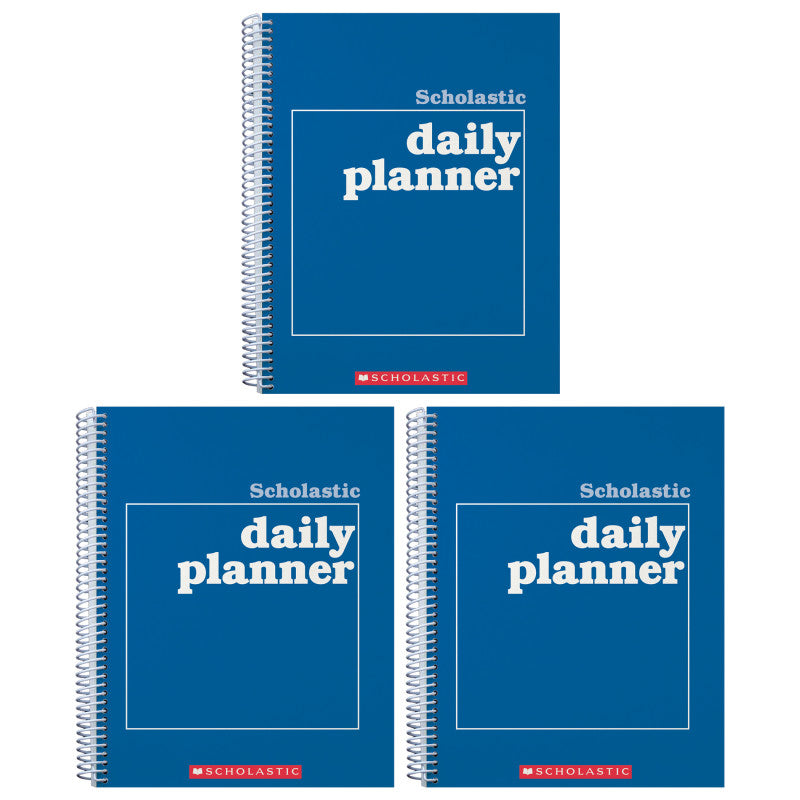 SCHOLASTIC TEACHING SOLUTIONS - Scholastic Daily Planner, Pack of 3