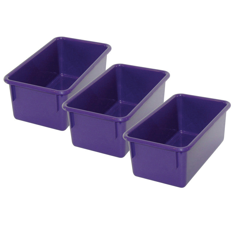 ROMANOFF - Stowaway® Tray no Lid, Purple, Pack of 3