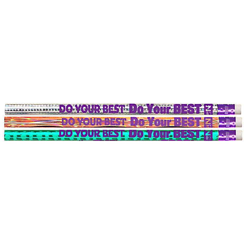 MUSGRAVE PENCIL COMPANY - Do Your Best On The Test Motivational/Fun Pencils, Pack of 144