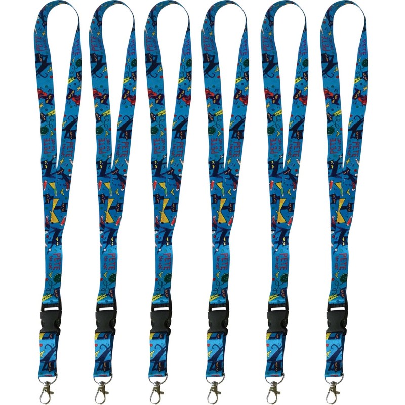 EDUPRESS - Pete The Cat Lanyard, Pack of 6