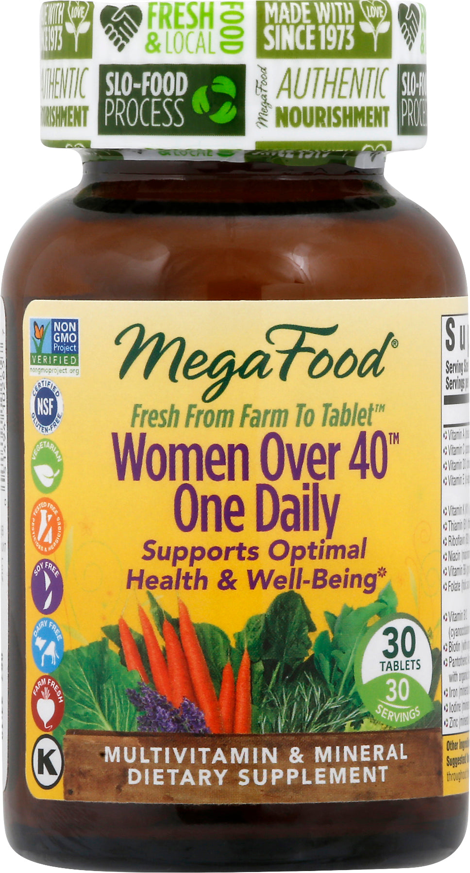 MegaFood Tablets 30 ea - Case of 1