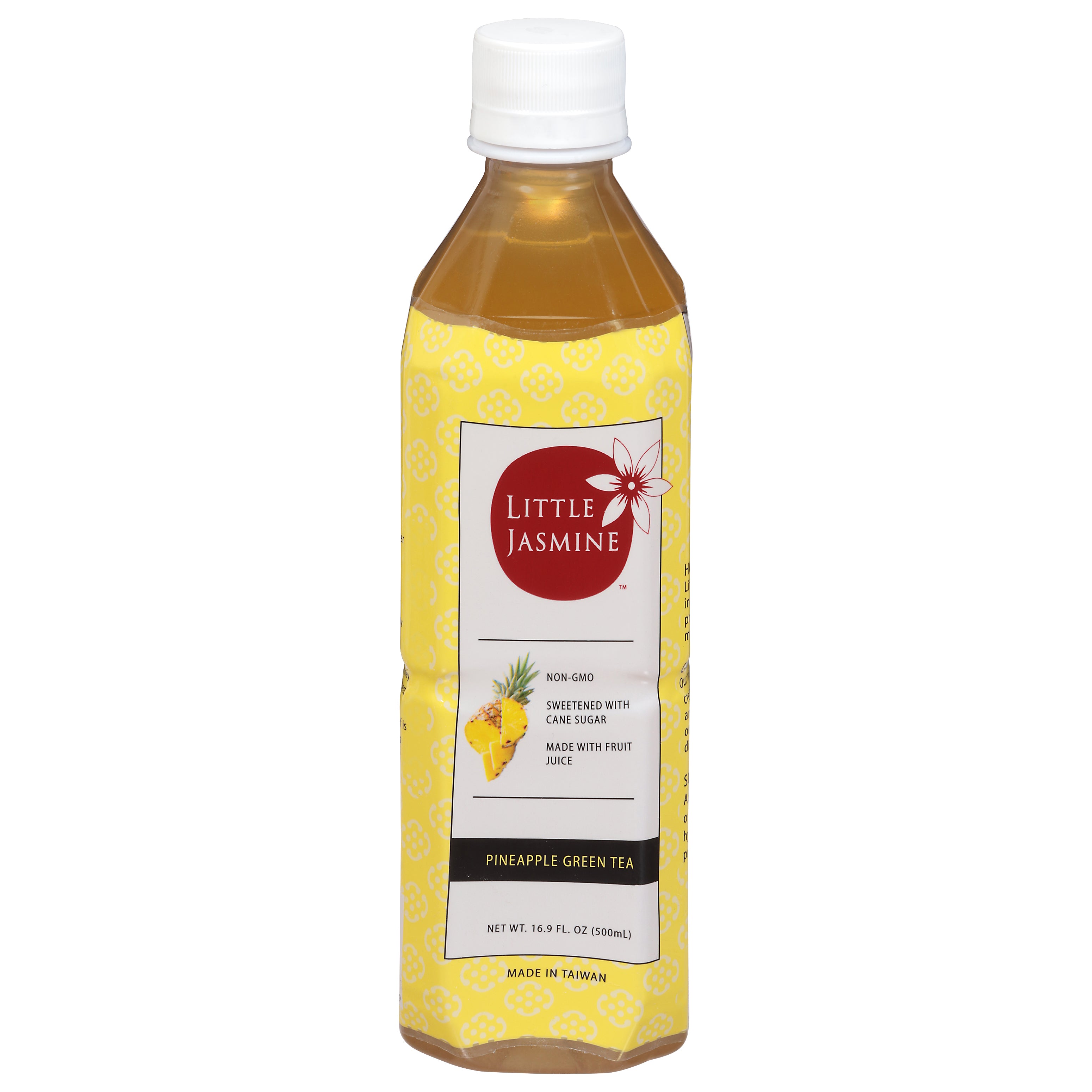Little Jasmine Pineapple Green Tea 16.9 fl oz - Case of 12