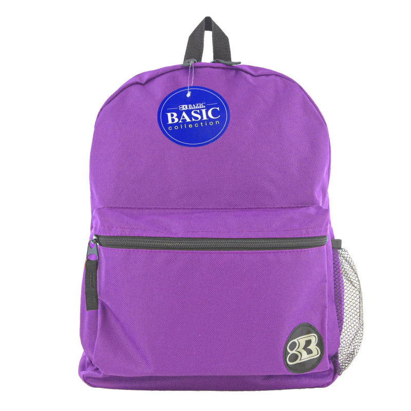 Basic Backpack 16" Purple