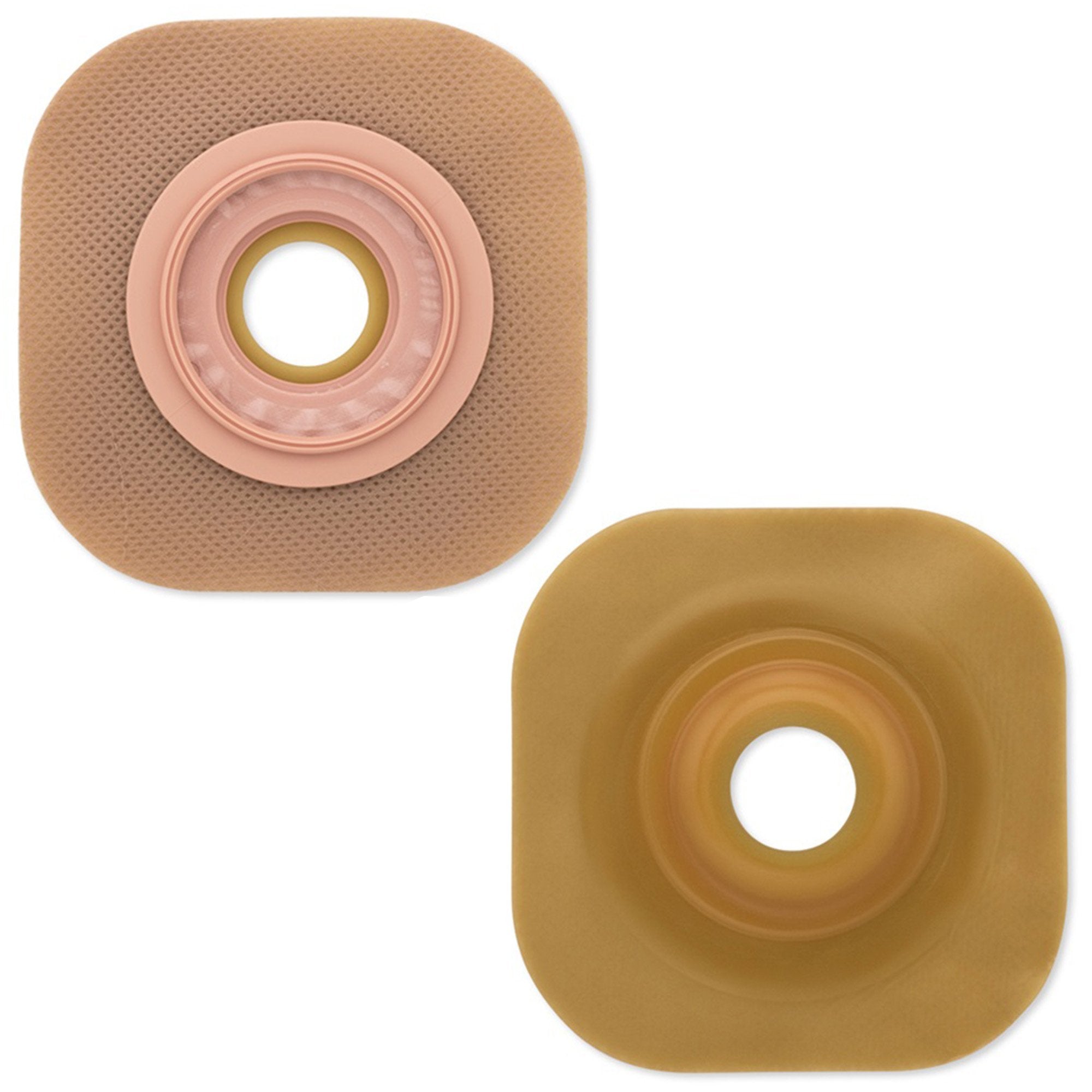 Hollister - Ostomy Barrier FlexWear™ Precut, Standard Wear Adhesive Tape 57 mm Flange Red Code System Hydrocolloid 1-1/4 Inch Opening [5/BX]