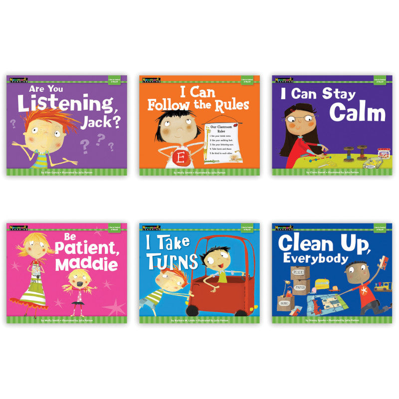 NEWMARK LEARNING - MySELF Reader, I Am in Control of Myself, Small Book, Set of 6