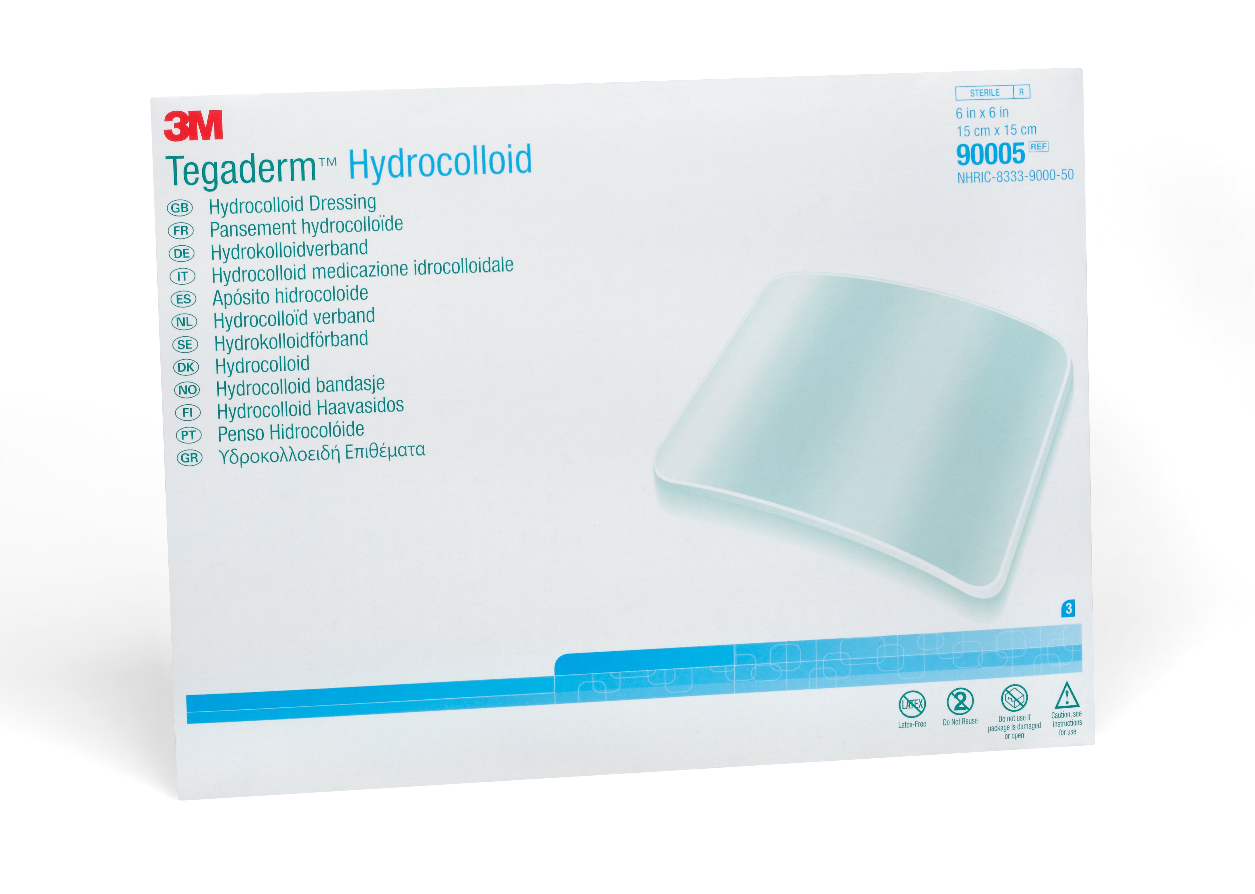 Solventum Corporation - Hydrocolloid Dressing 3M™ Tegaderm™ 6 X 6 Inch Square [60/CS]