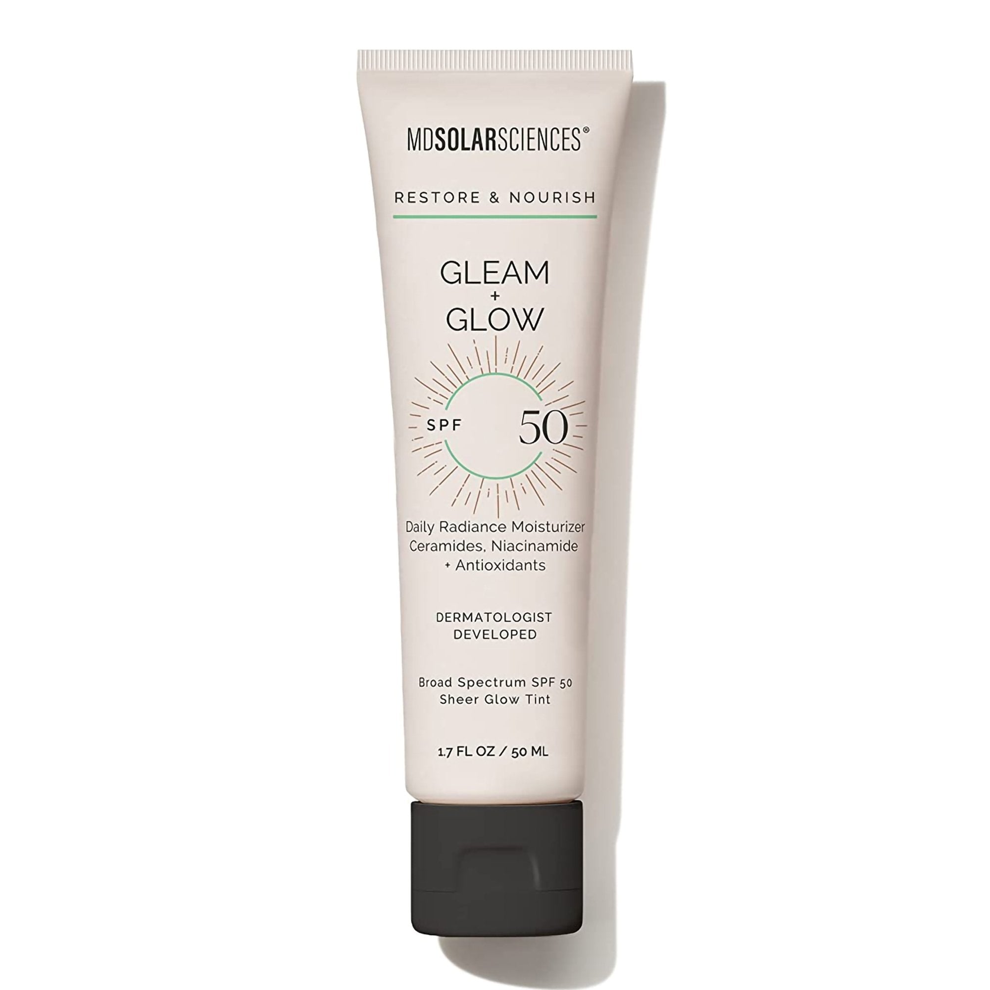 MDSolarSciences - Facial Moisturizer with Sunscreen MDSolarsciences™ Gleam + Glow SPF50 1.7 oz. Tube Scented Cream [24/CS]