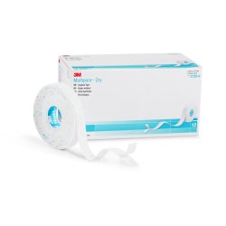 Solventum Corporation - Water Resistant Dressing Retention Tape with Liner 3M™ Multipore™ Dry White 1/2 Inch X 5-1/2 Yard Pique NonSterile [48/CS]