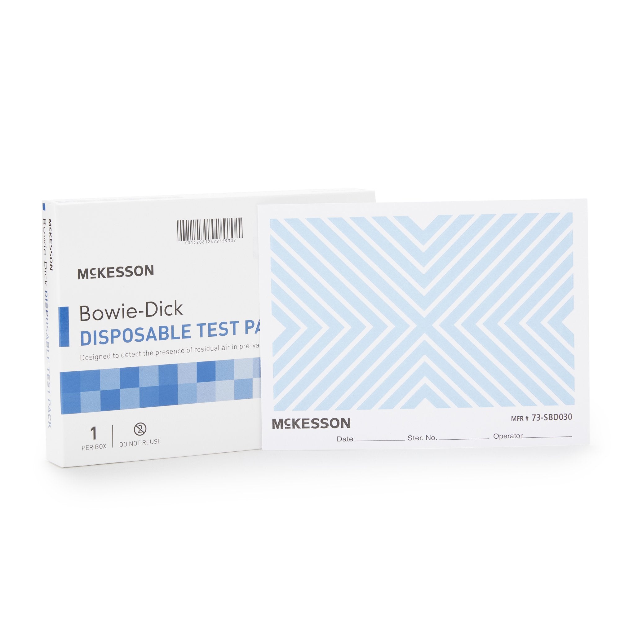 McKesson Brand - McKesson Sterilization Bowie-Dick Test Pack Steam [30/CS]