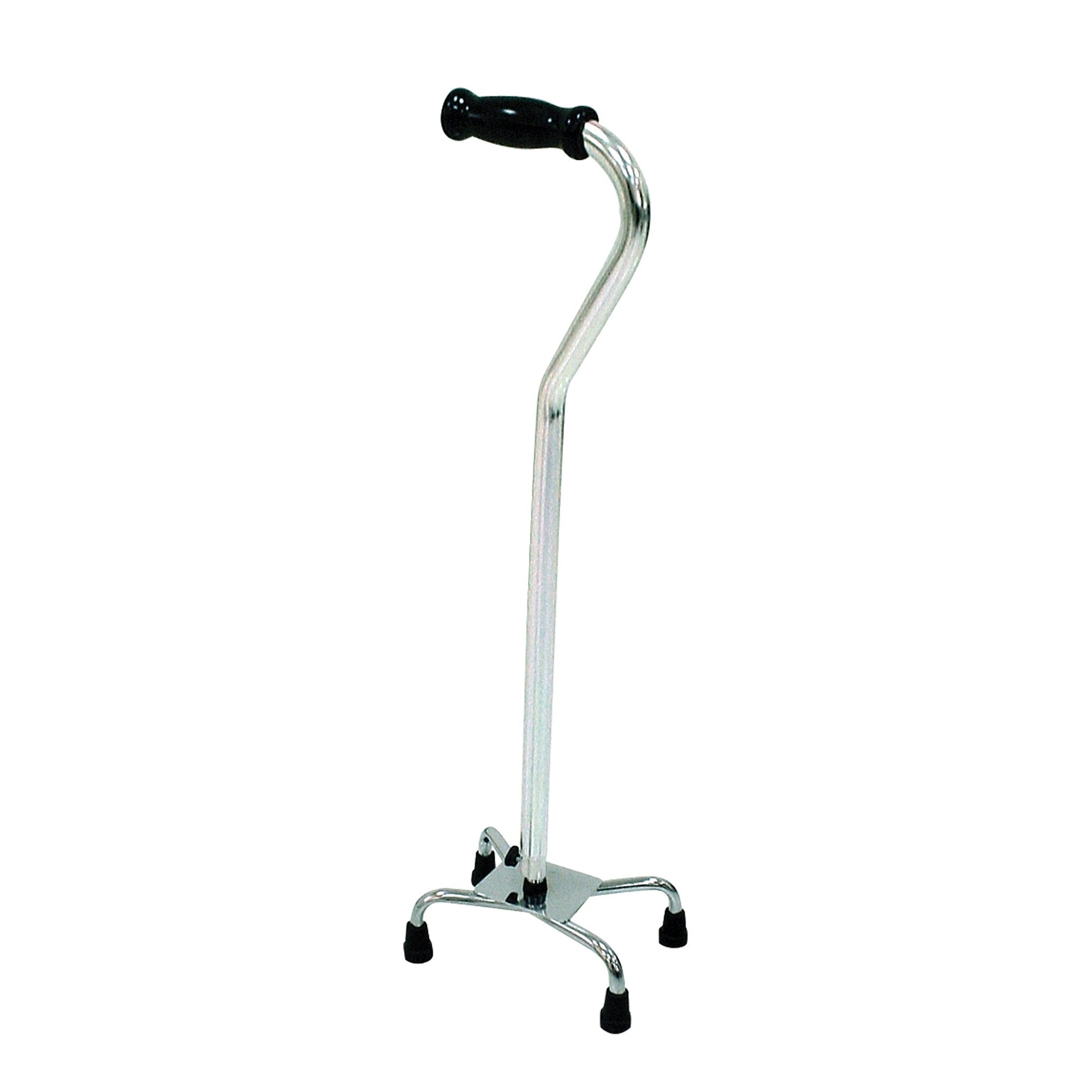 Drive Medical - Small Base Quad Cane drive™ Aluminum 30 to 39 Inch Height Silver [4/CS]