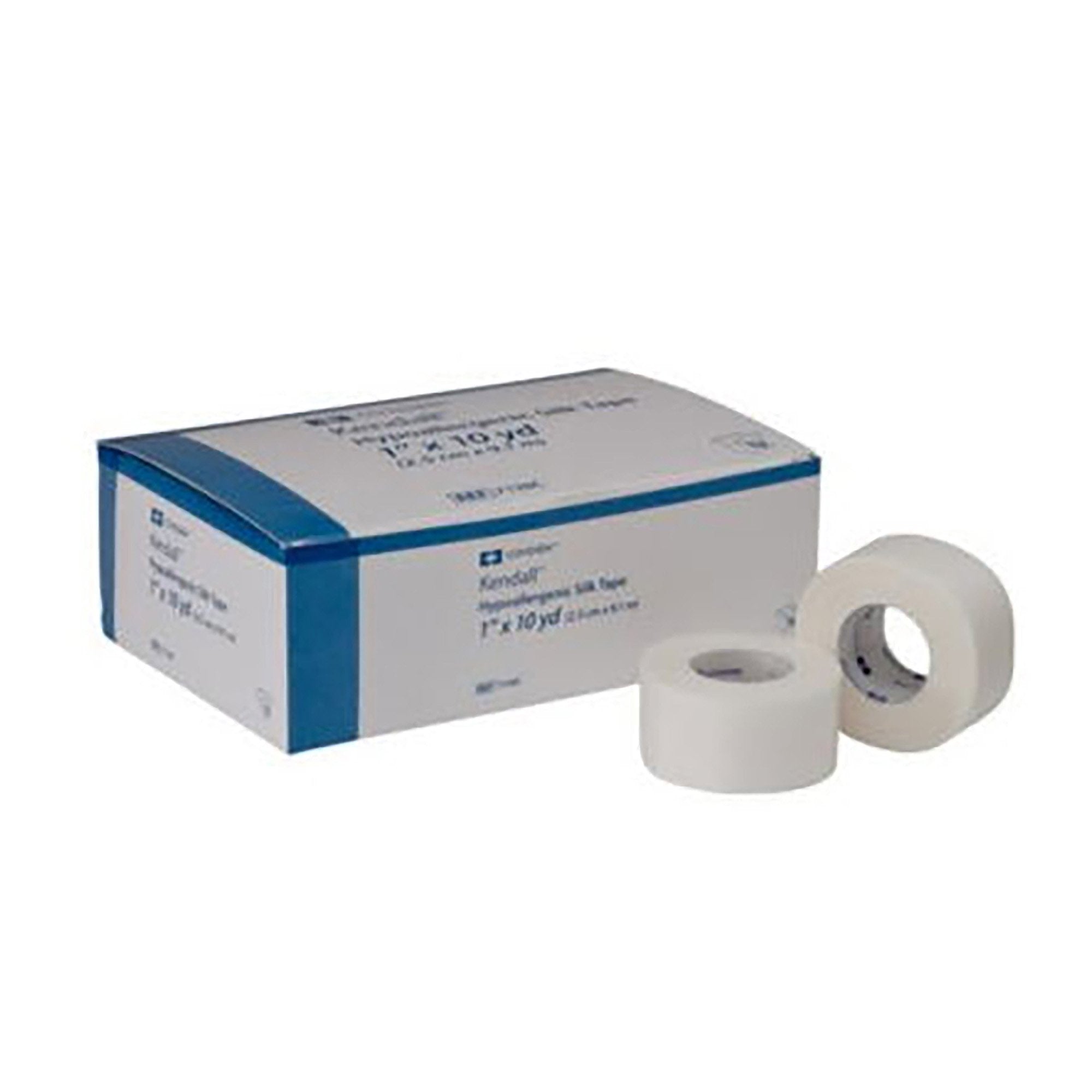 Cardinal - Hypoallergenic Medical Tape Kendall™ Hypoallergenic Silk White 2 Inch X 10 Yard Silk-Like Cloth NonSterile [60/CS]