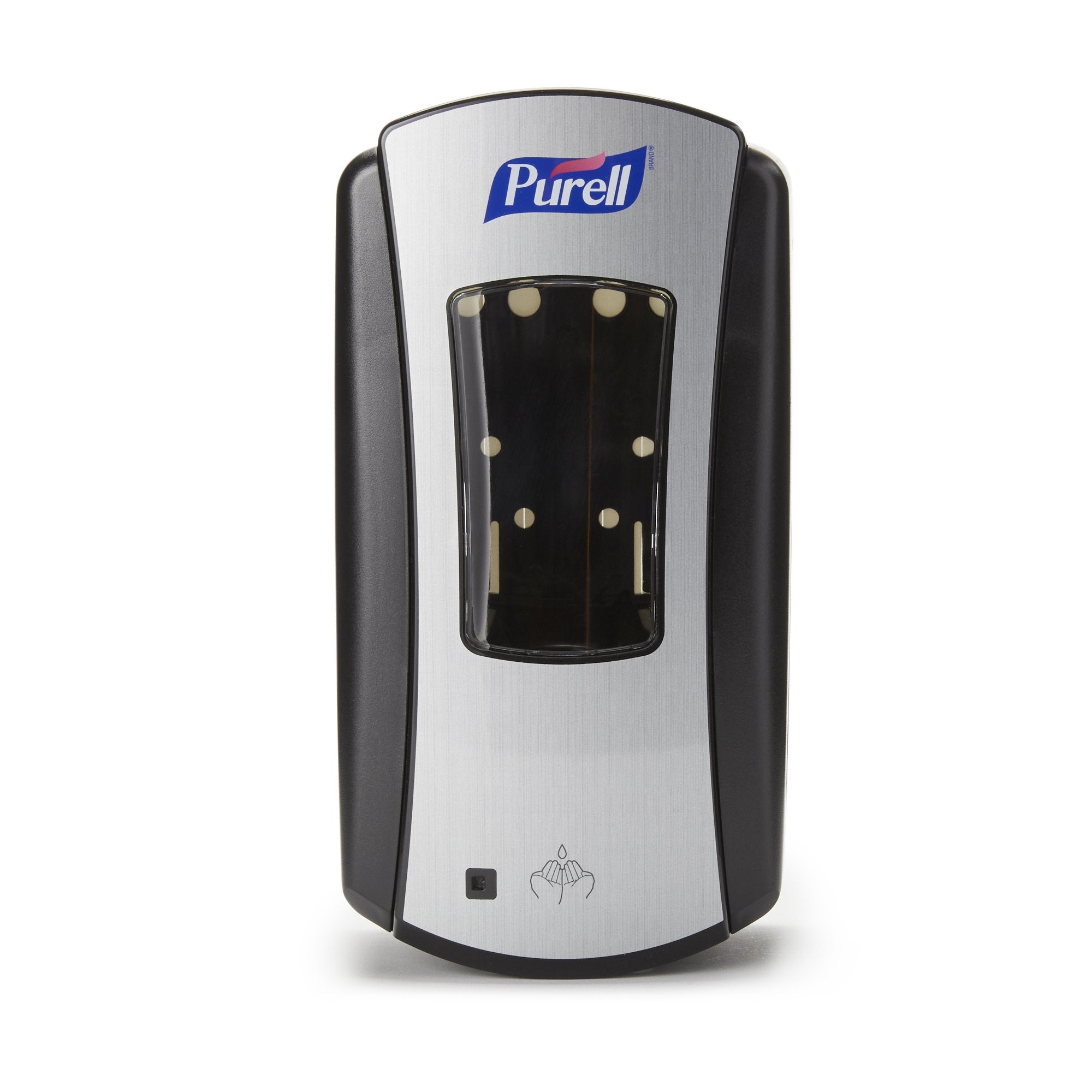 GOJO - Hand Hygiene Dispenser Purell® LTX-12™ Brushed Chrome / Black Plastic Touch Free 1200 mL Wall Mount [4/CS]