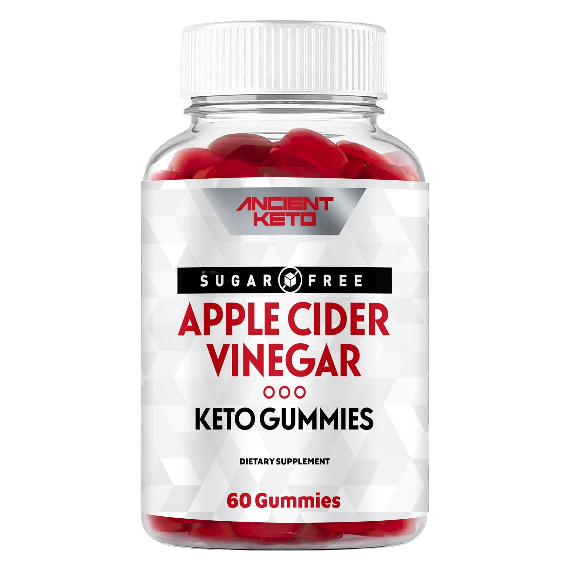 Intrinsic Brands Inc - Dietary Supplement Ancient Keto Apple Cider Vinegar (ACV) 500 mg Strength Gummy 60 per Bottle Apple Flavor [1440/CS]