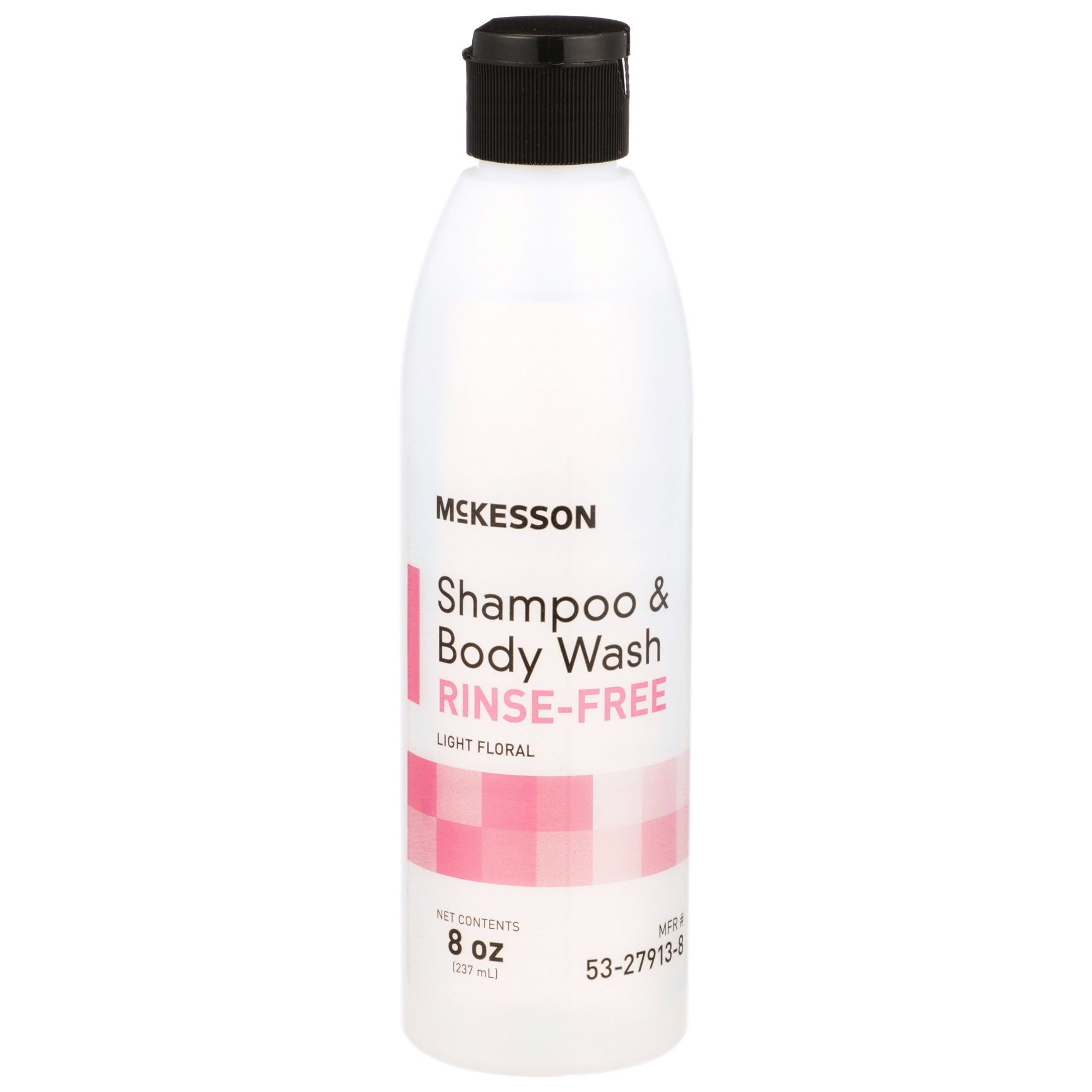 McKesson Brand - Rinse-Free Shampoo and Body Wash McKesson 8 oz. Flip Top Bottle Light Floral Scent [48/CS]