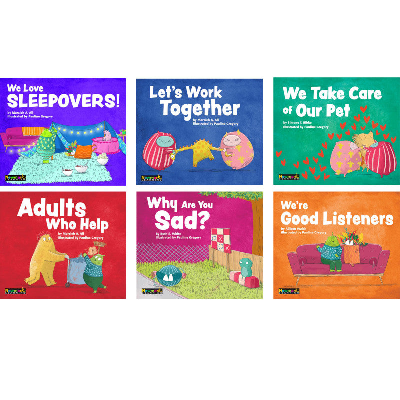 NEWMARK LEARNING - MySELF Readers: I Build Positive Relationships, Small Book 6pack, English