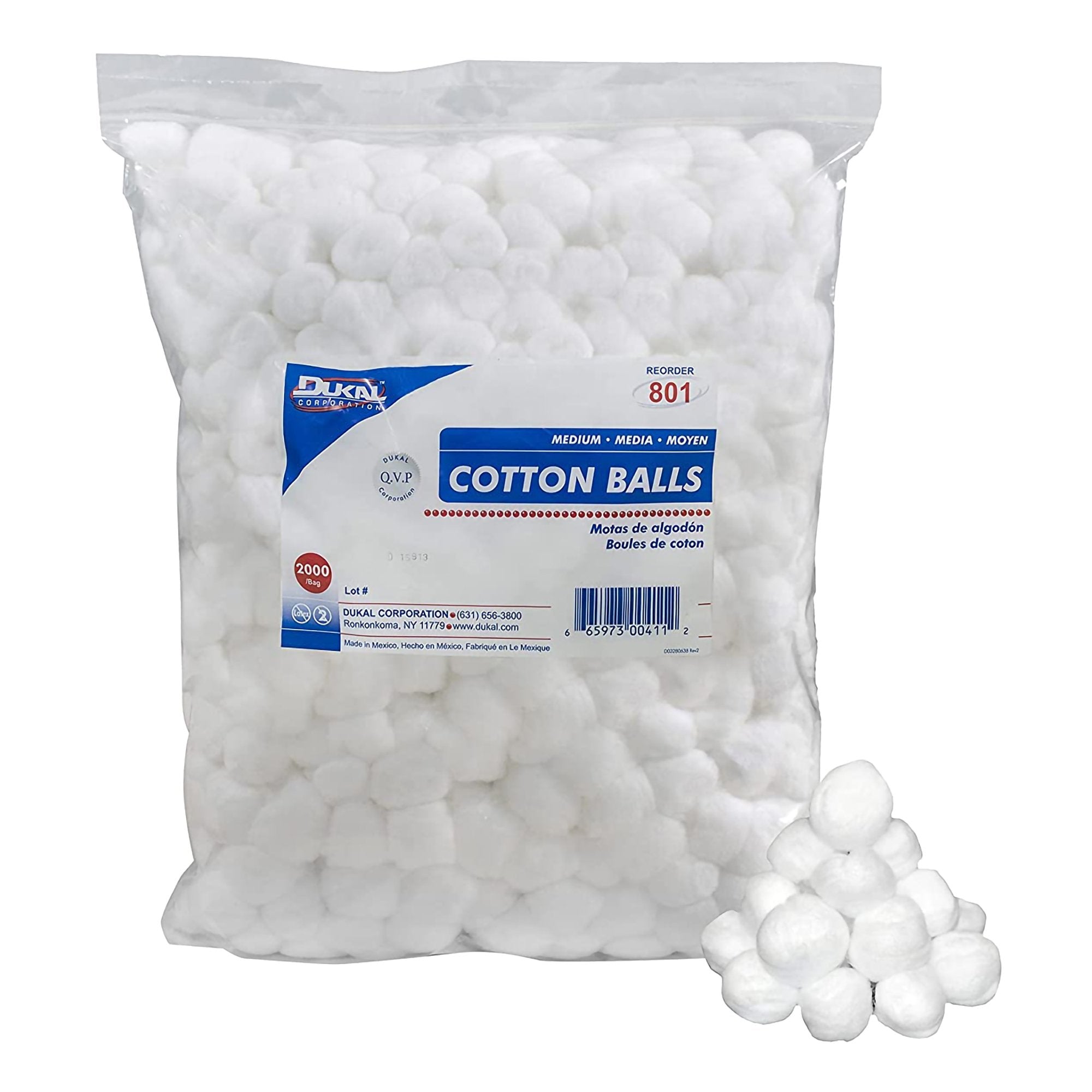 Dukal - Cotton Ball Dukal™ Medium NonSterile [2/CS]