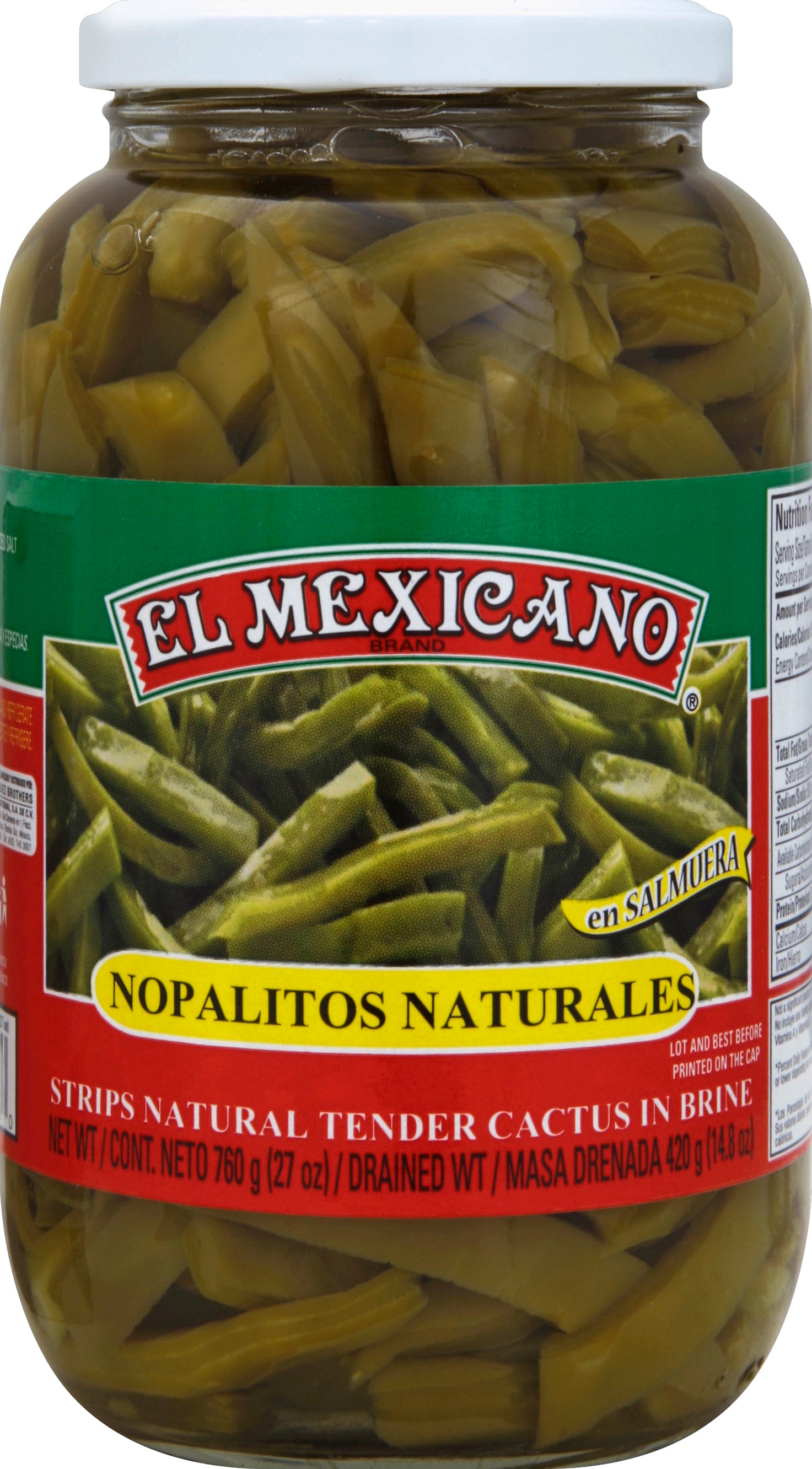 El Mexicano Tender Cactus 760 g - Case of 12