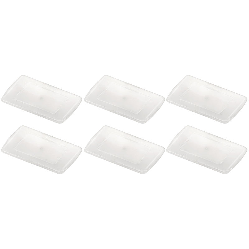 TEACHER CREATED RESOURCES - Multi-Purpose Bin Lid, Clear, Pack of 6