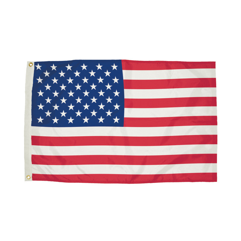 FLAGZONE - Durawavez Nylon Outdoor U.S. Flag with Heading & Grommets, 4' x 6'