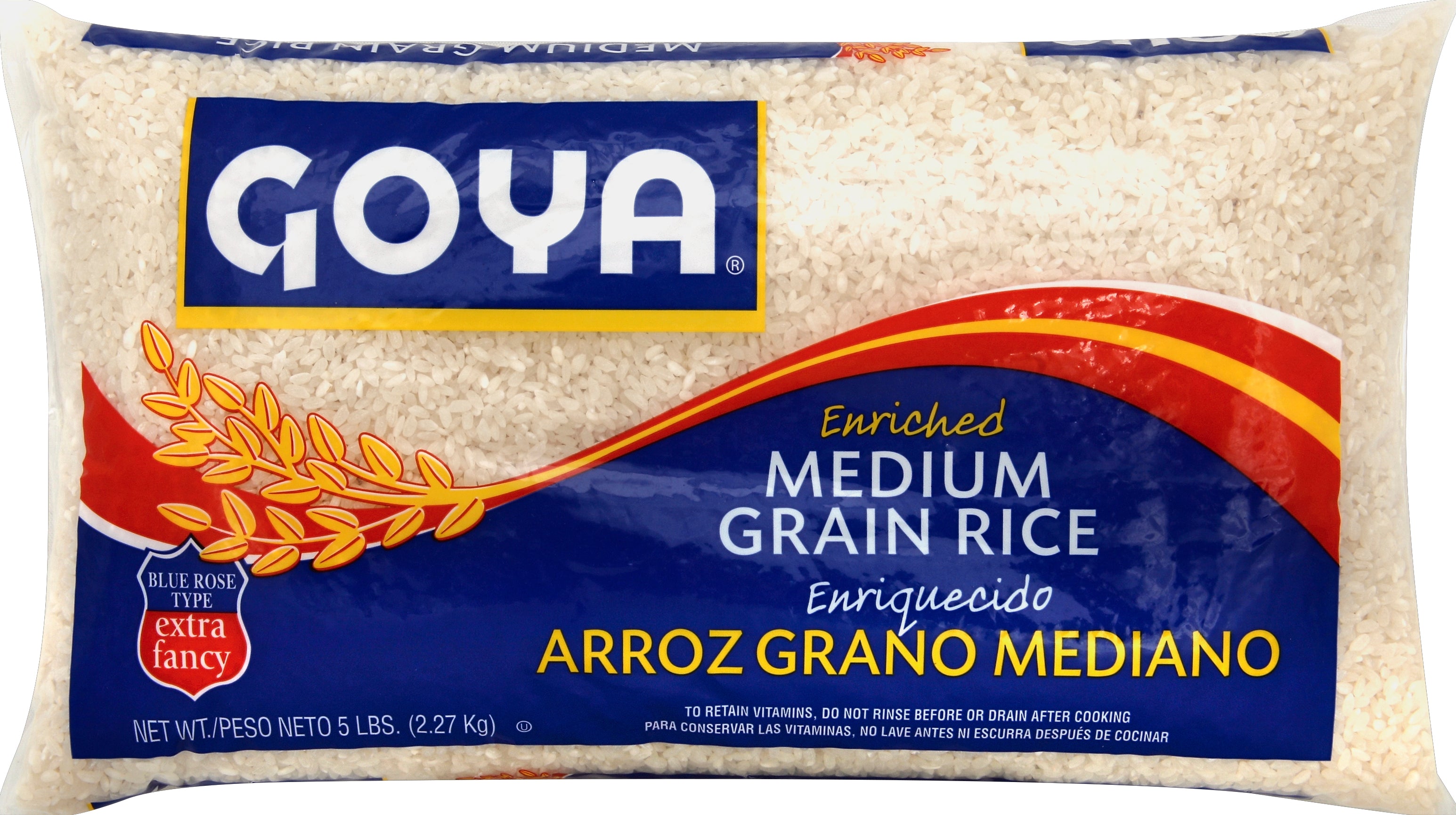 Goya Rice 5 lb - Case of 12