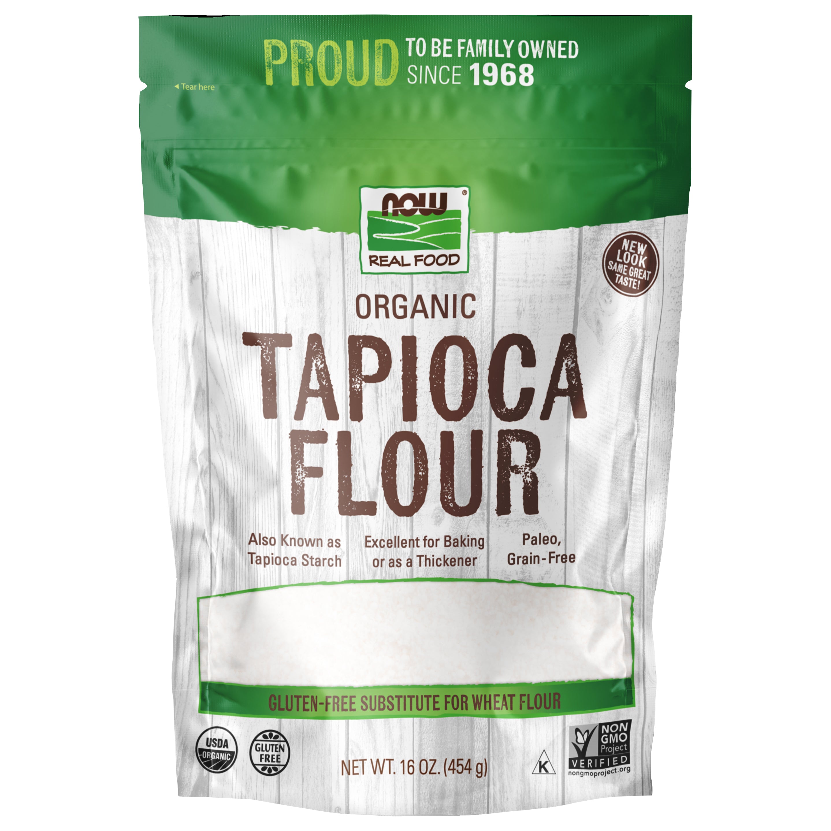 Tapioca Flour, Organic - 16 oz. - Case of 12