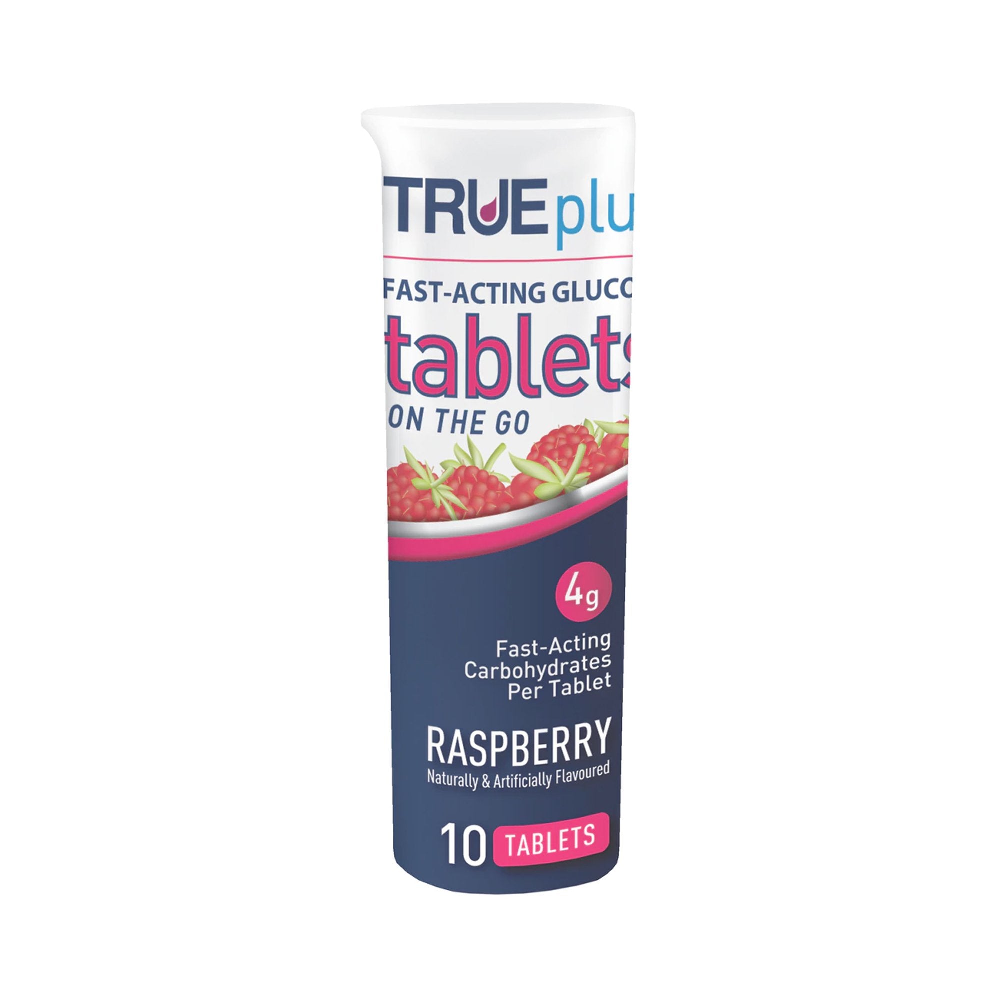 Nipro Diagnostics - Glucose Supplement TRUEplus™ 10 per Bottle Chewable Tablet Raspberry Flavor [1/BT]