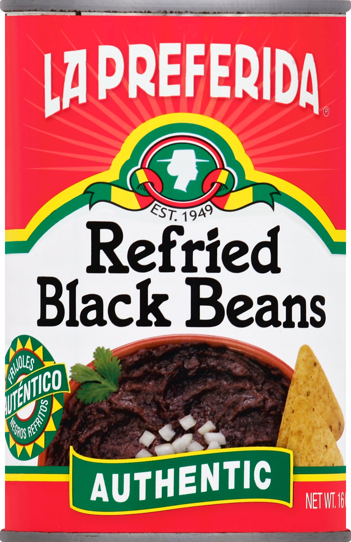 La Preferida Black Beans 16 oz - Case of 12