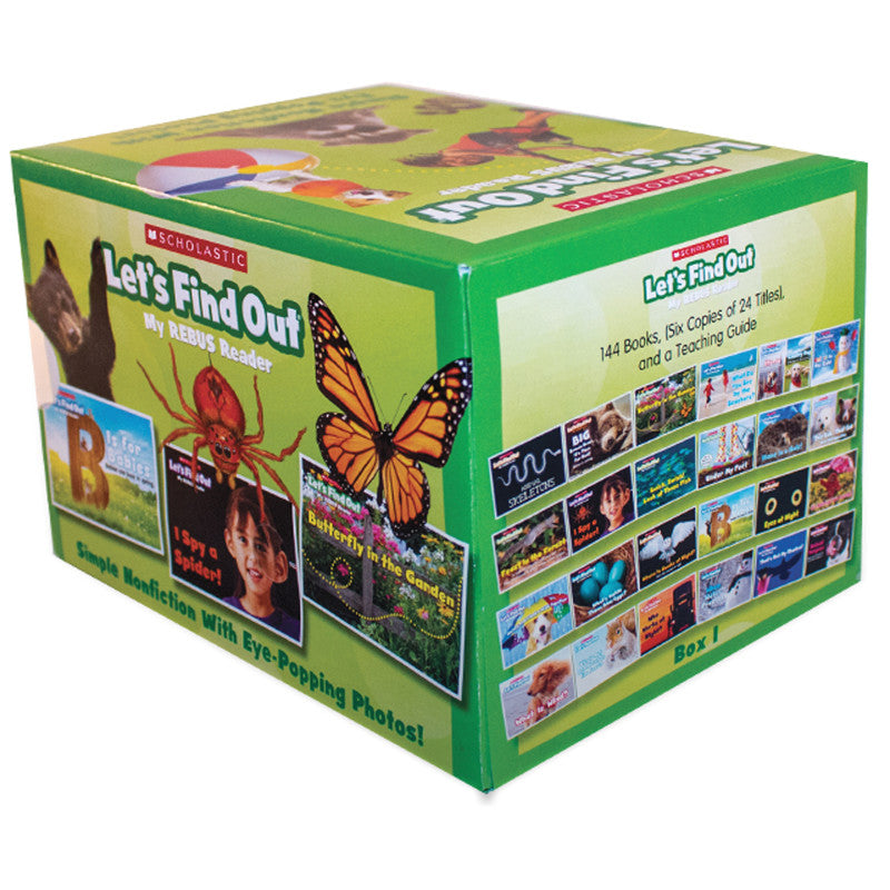 SCHOLASTIC TEACHING SOLUTIONS - Let's Find Out: My Rebus Readers Box 1 - Multiple Copy Set