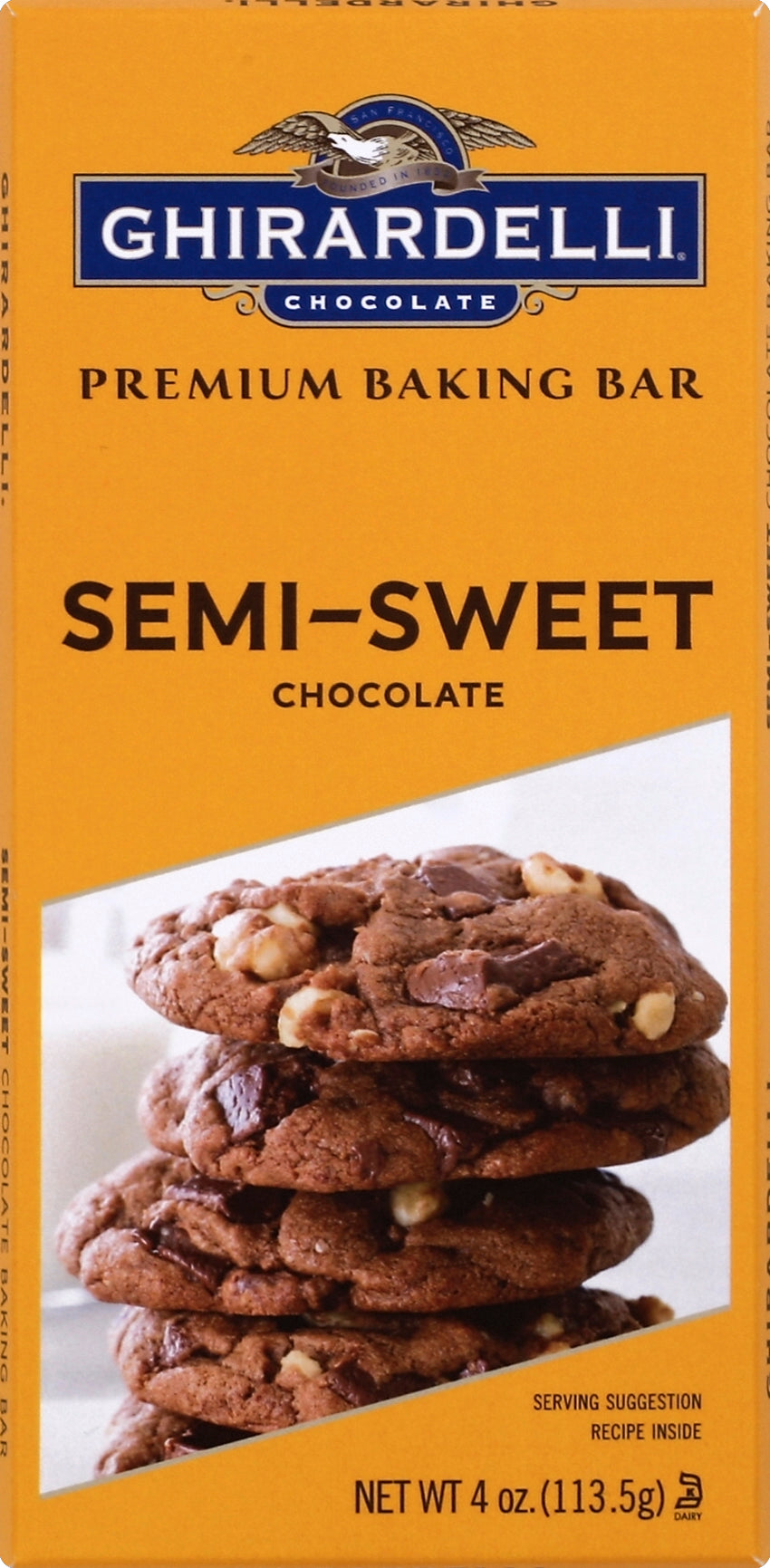 Ghirardelli Baking Bar 4 oz - Case of 12