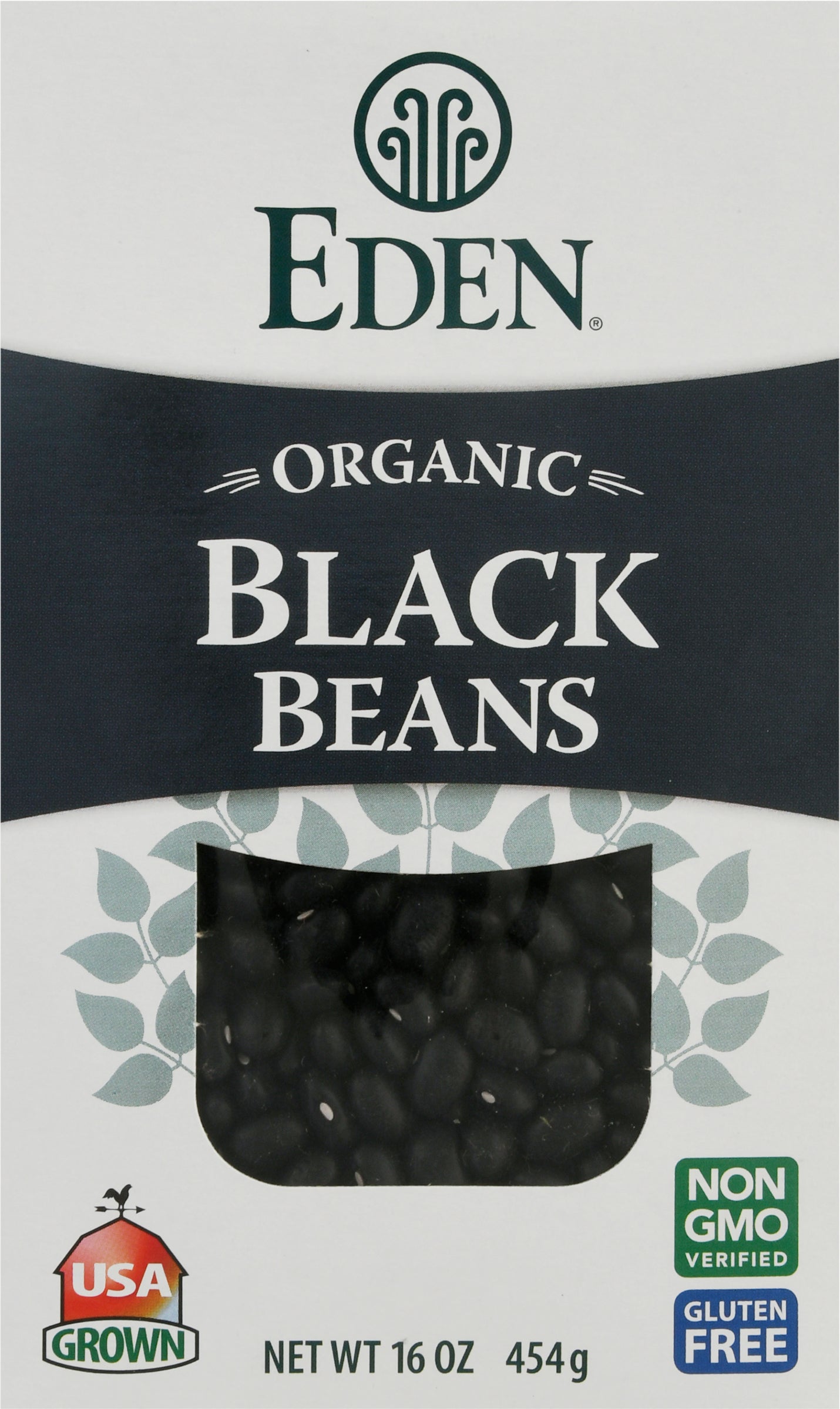 Eden Organic Black Beans 16 oz - Case of 12