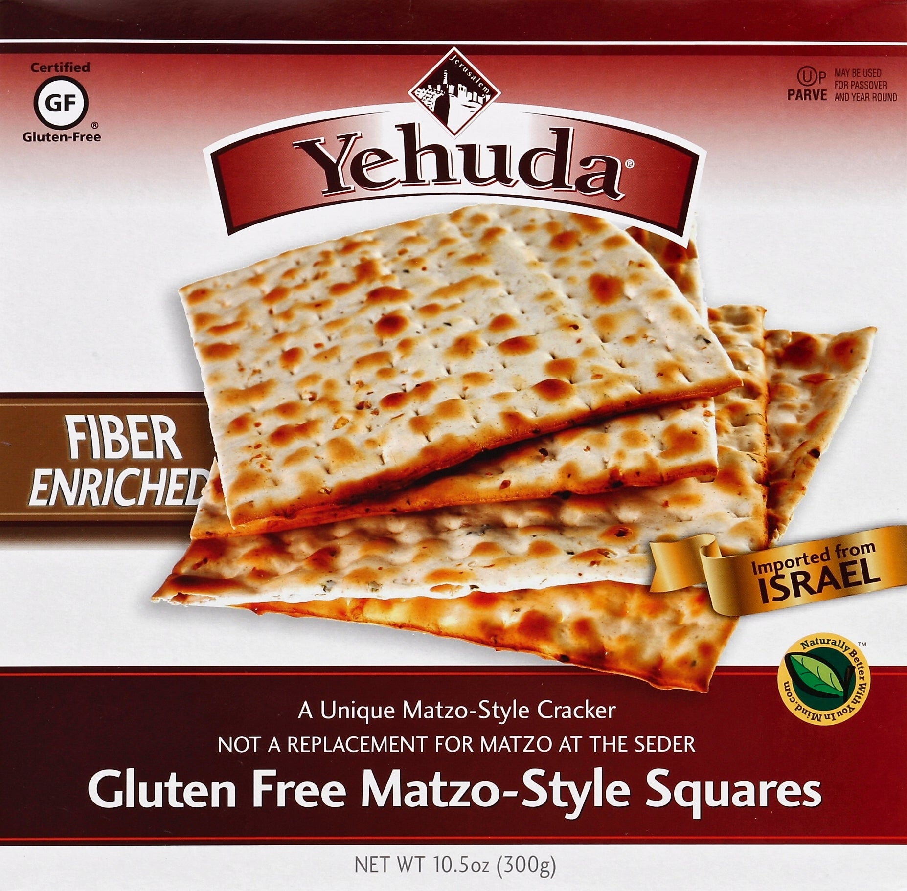 Yehuda Matzos Crackers 10.5 oz - Case of 12