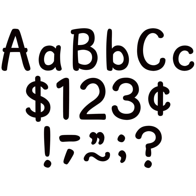 TEACHER CREATED RESOURCES - Black 4" Modern Classic Letters Combo Pack, 257 Per Pack, 2 Packs
