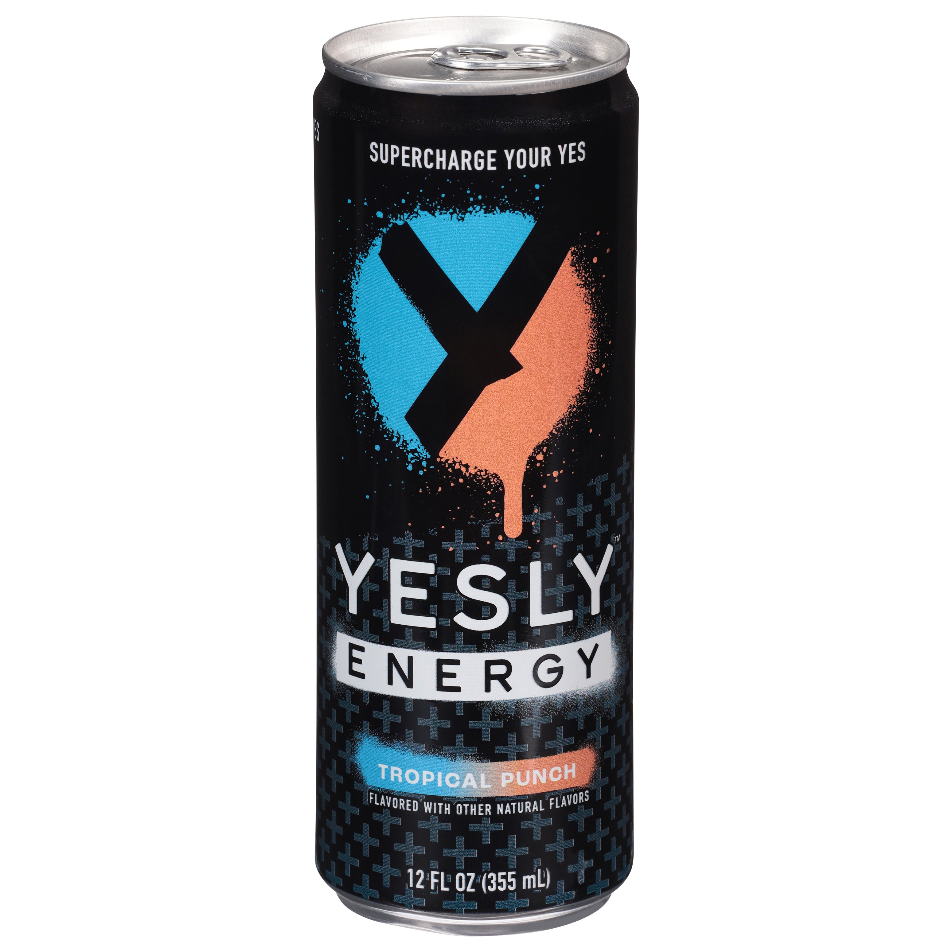 Yesly Tropical Punch Energy Drink 12 fl oz - Case of 12