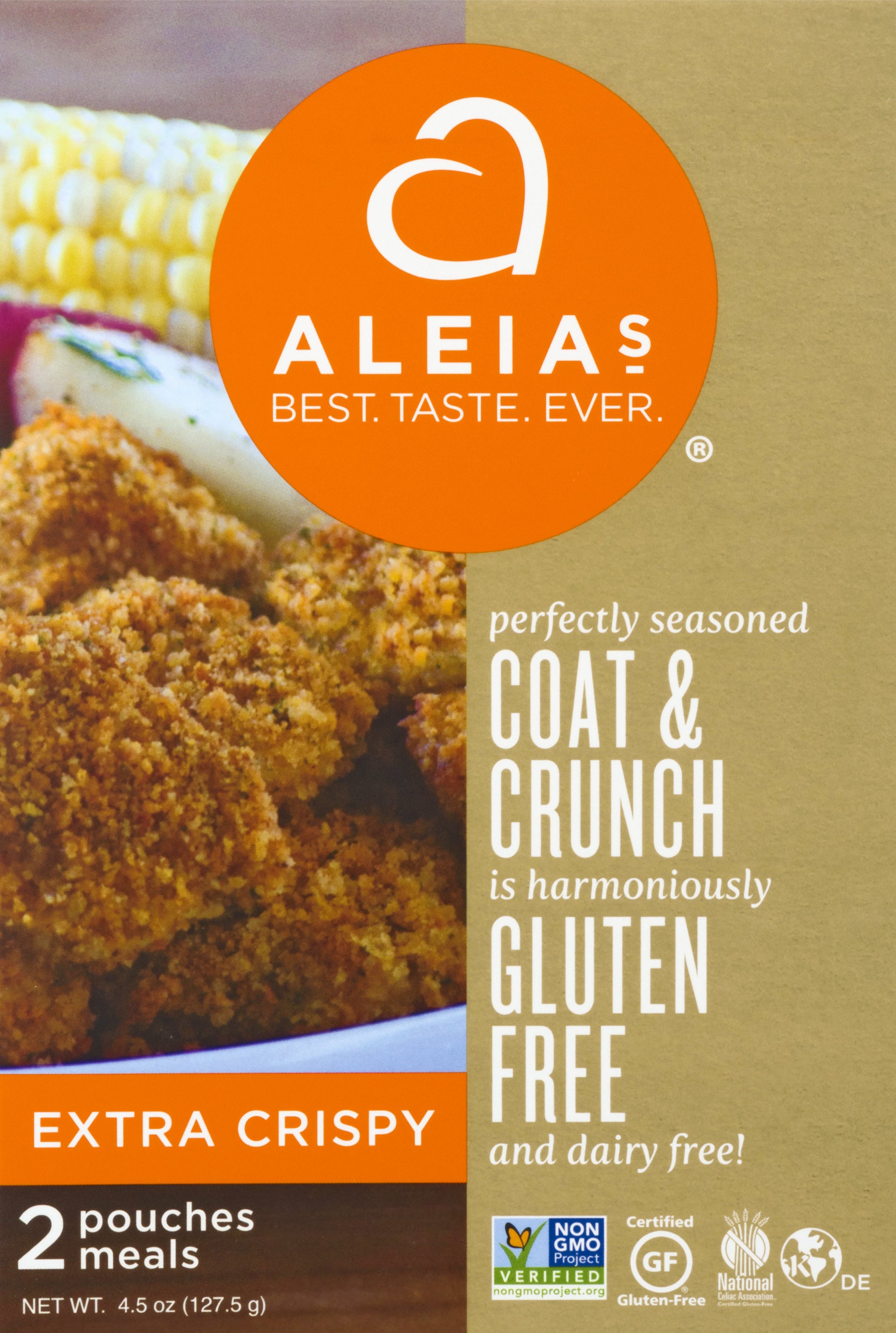 Aleias Gluten Free Extra Crispy Coat & Crunch 2 ea - Case of 8
