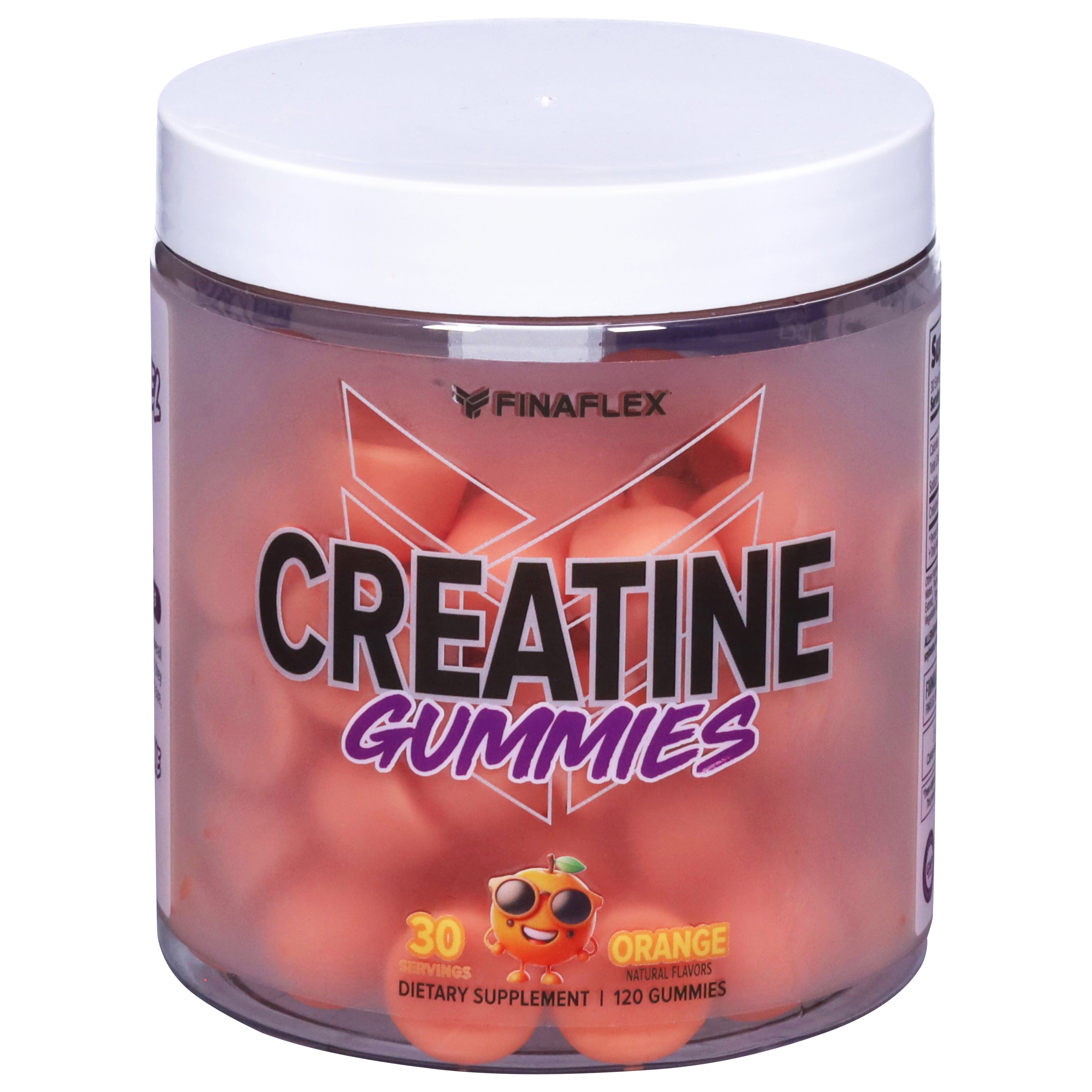 Finaflex Orange Creatine 120 Gummies - Case of 1