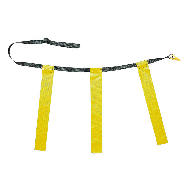 CHAMPION SPORTS - Triple Flag Football Set, Adult Size, Yellow, 32"-39", 12 per pack