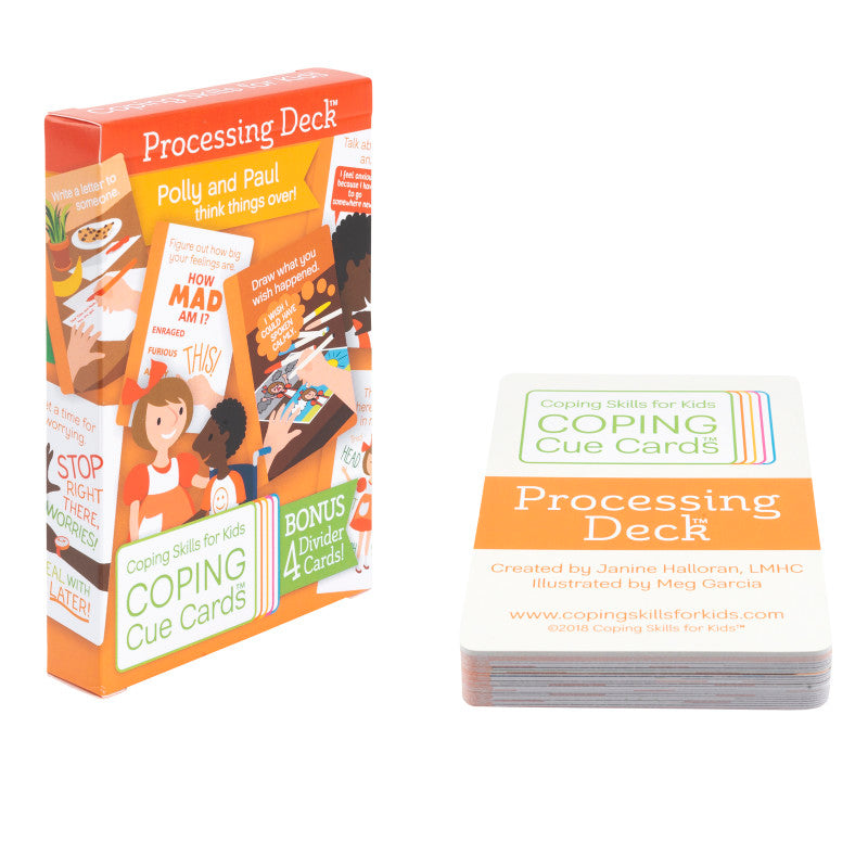 COPING SKILLS FOR KIDS - Coping Cue Cards™ Processing Deck™