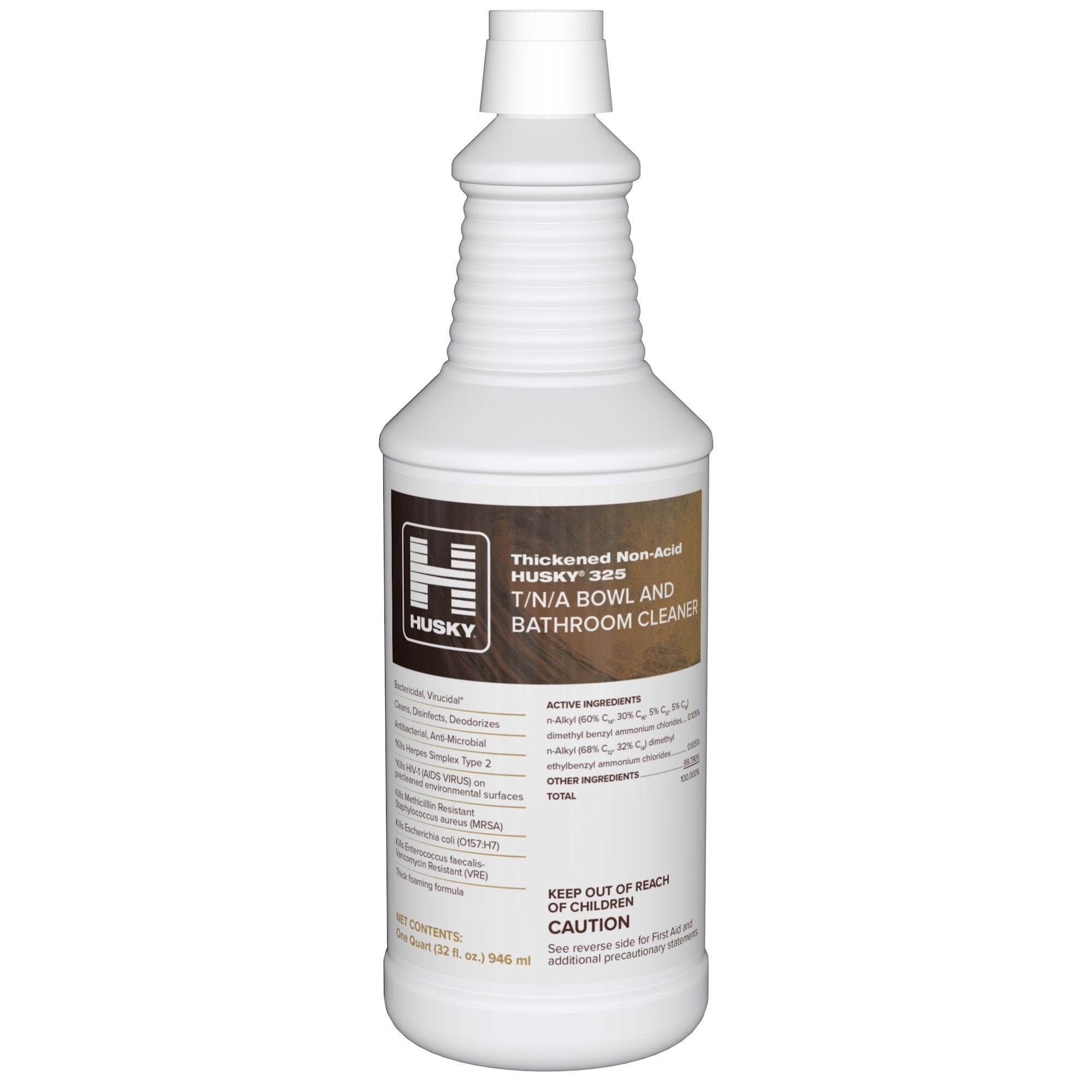 Canberra - Husky® 325 T/N/A Bowl and Bathroom Toilet Bowl Cleaner Nonacidic Manual Pour Liquid 32 oz. Bottle Floral Scent NonSterile [1/EA]