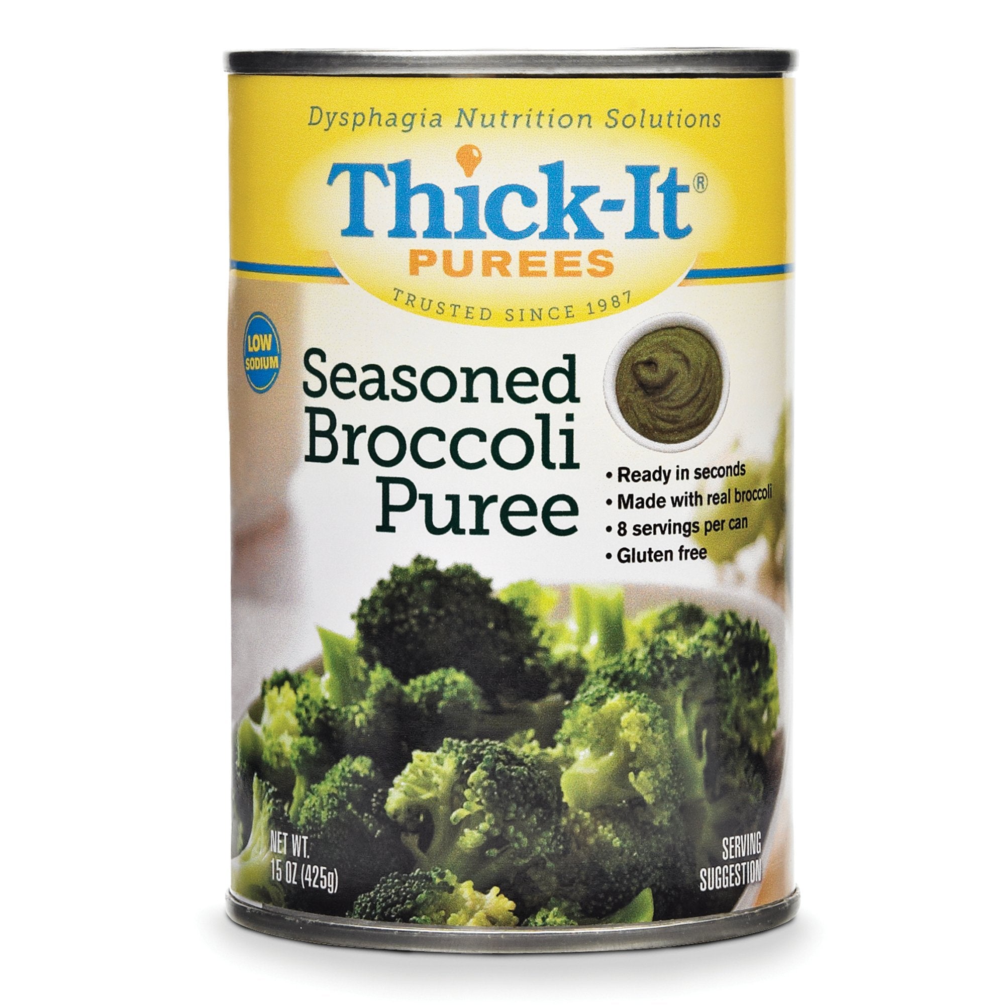 Kent Precision Foods - Thickened Food Thick-It® 15 oz. Can Broccoli Flavor Puree IDDSI Level 4 Extremely Thick/Pureed [1/EA]