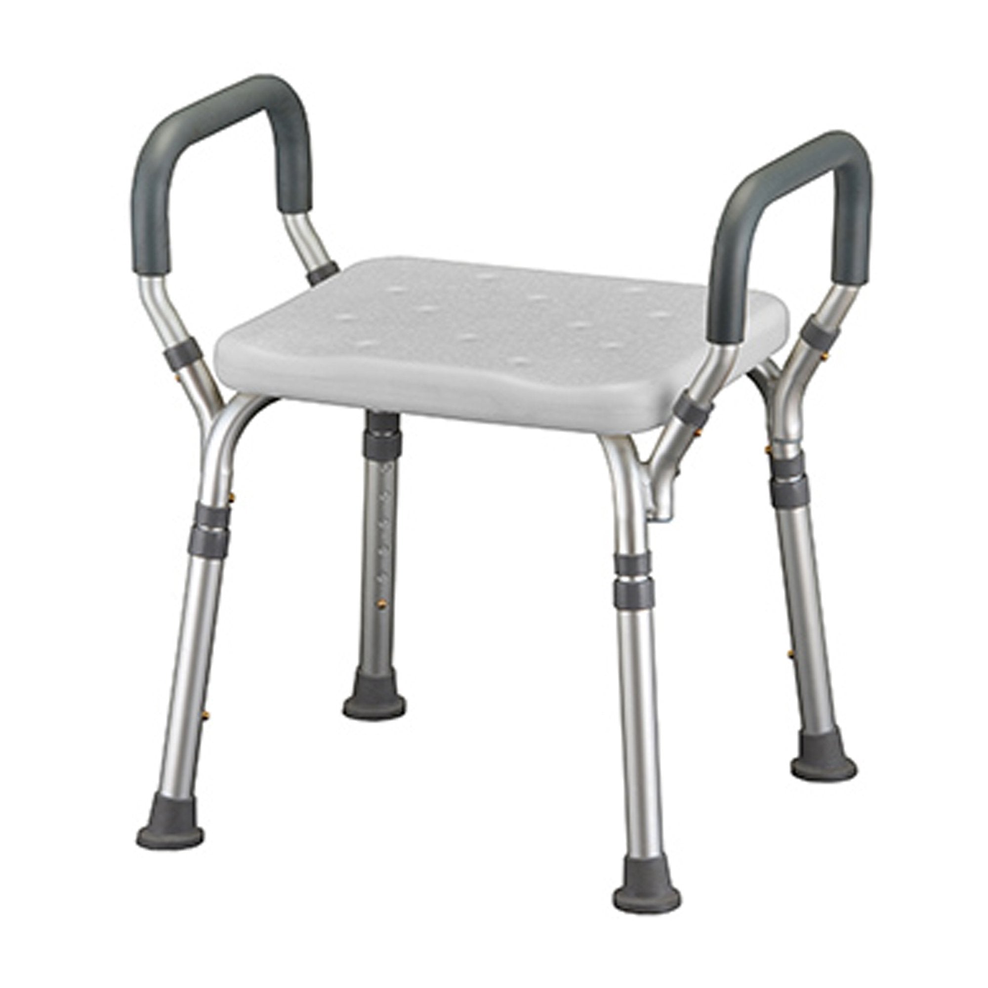 Nova Ortho-Med - Bath Bench Nova Removable Arms Aluminum Frame Without Backrest 15-3/4 Inch Seat Width 300 lbs. Weight Capacity [1/EA]