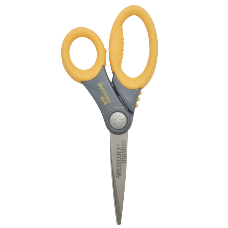 WESTCOTT - 8" Titanium Bonded Scissors with Anti-Microbial Handles